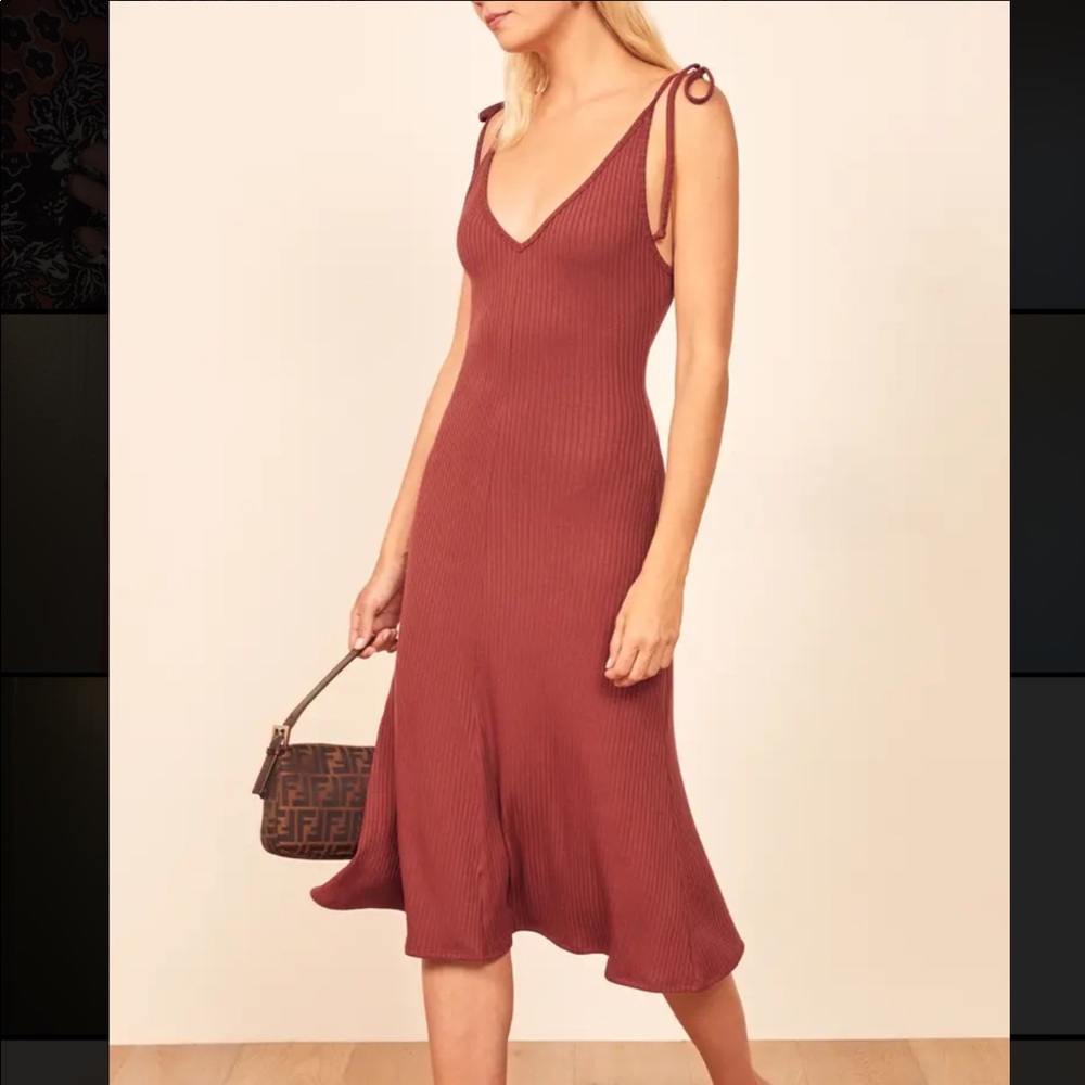 Reformation Shandy Midi Dress